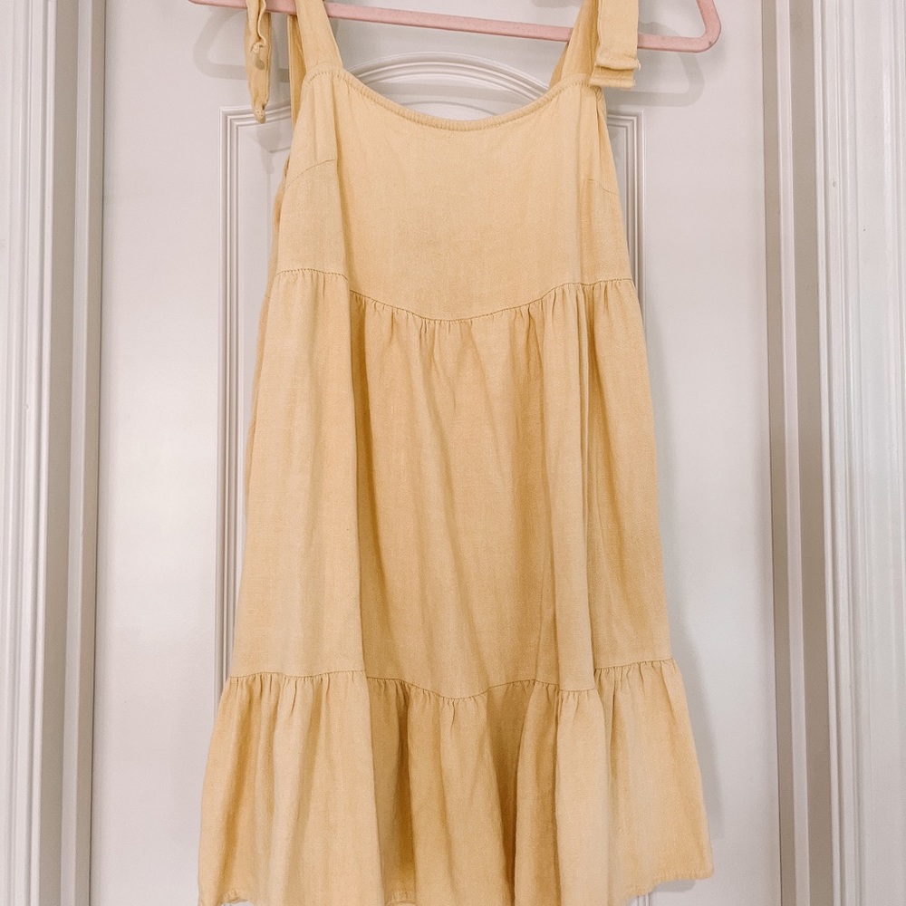 Forever 21 - yellow tie strap sun dress